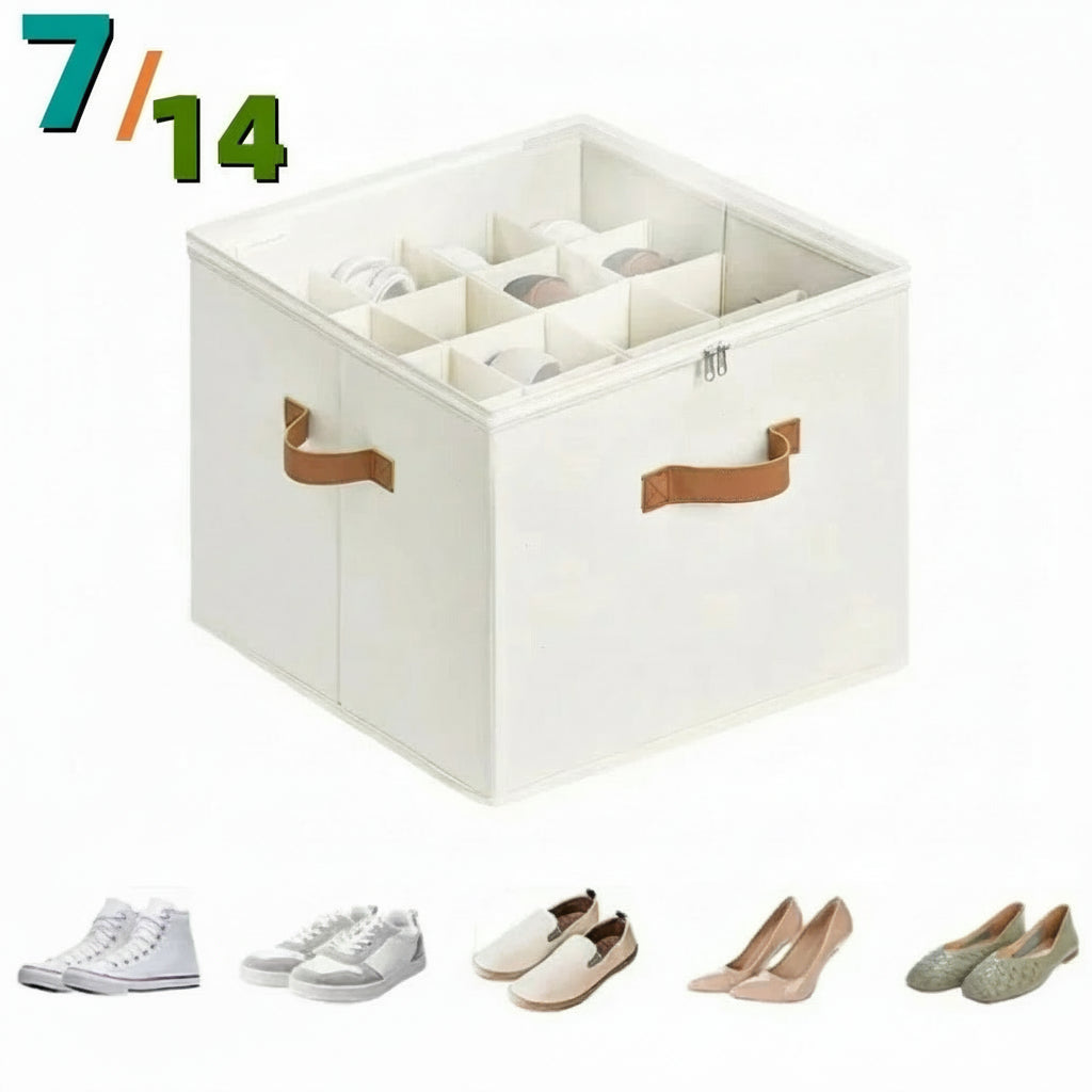 Faltbare Schuhaufbewahrungsbox – staubdichter Organizer für Schuhe und platzsparender Schuhschrank