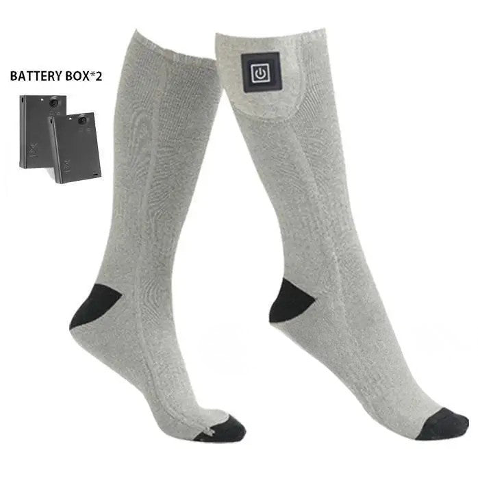 Beheizte Wintersocken mit Batteriefach - nie mehr kalte Zehen